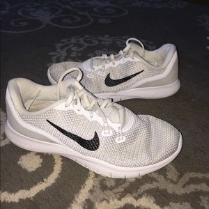White Nike trainers